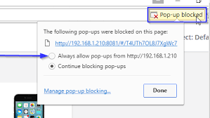 Image result for allow pop up